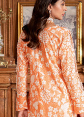 Al-Zohaib Sunshine Bloom Schiffli Embroidered Lawn Suits with Embroidered Chikankari Schiffli Dupatta Unstitched 3 Piece AZS25SB S-09- Summer Collection